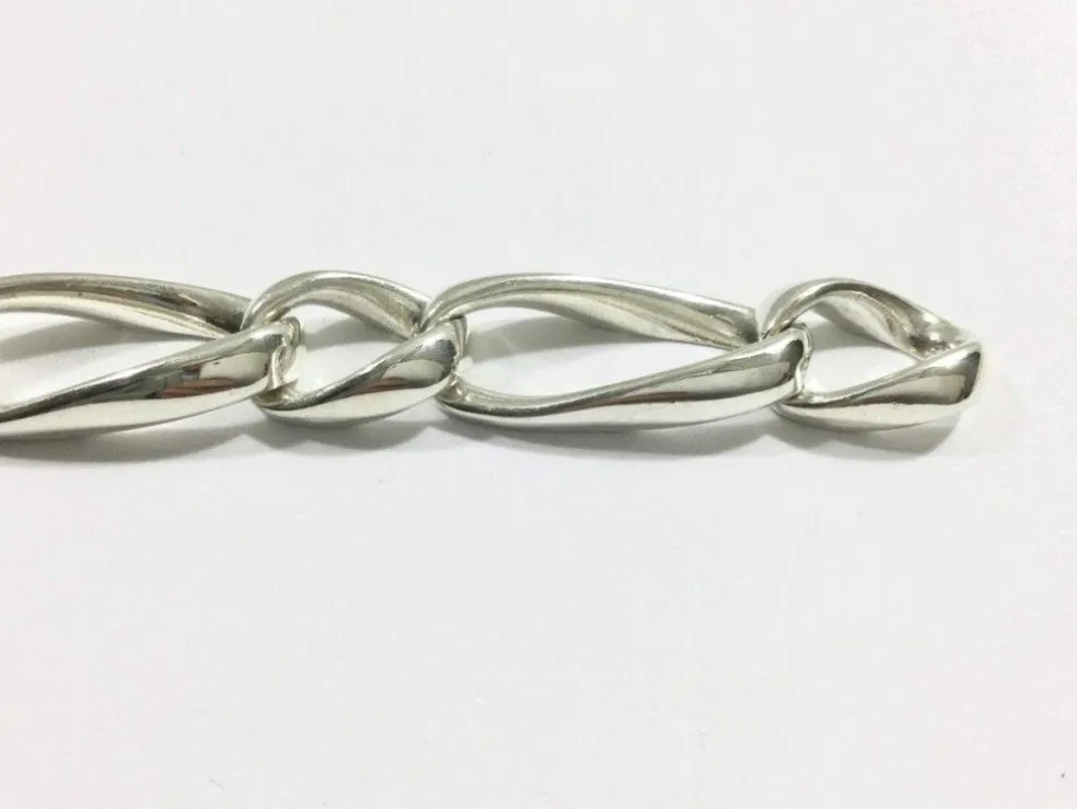 Bracelet Argent Mailles Cheval