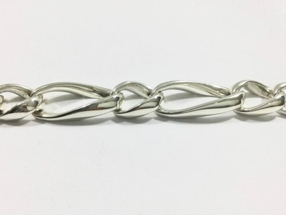 Bracelet Argent Mailles Cheval