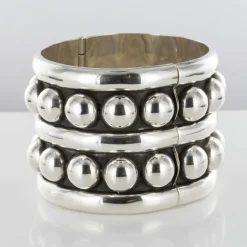 Bracelet argent manchette style Désprès