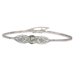 Bracelet Art Déco avec diamant
