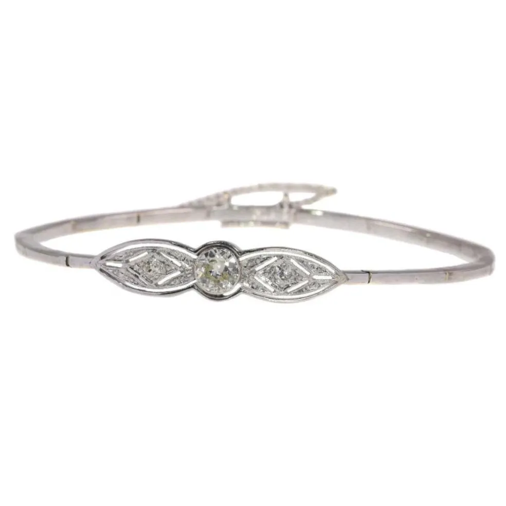 Bracelet Art Déco avec diamant