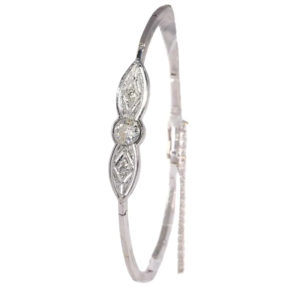 Bracelet Art Déco avec diamant