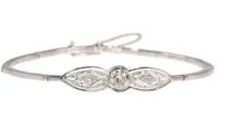 Bracelet Art Déco avec diamant