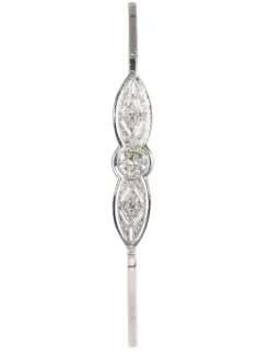 Bracelet Art Déco avec diamant