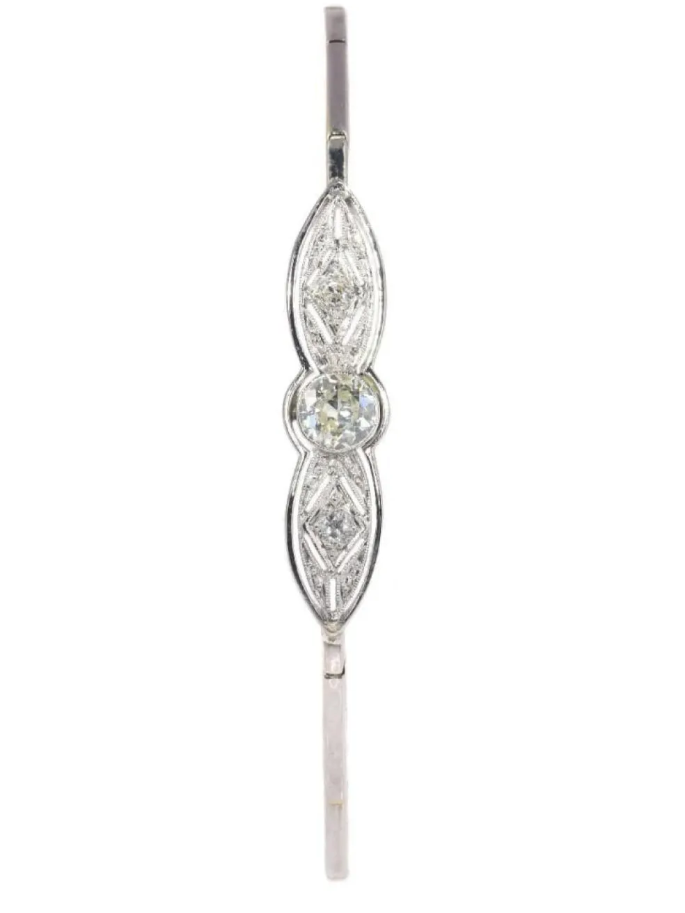 Bracelet Art Déco avec diamant