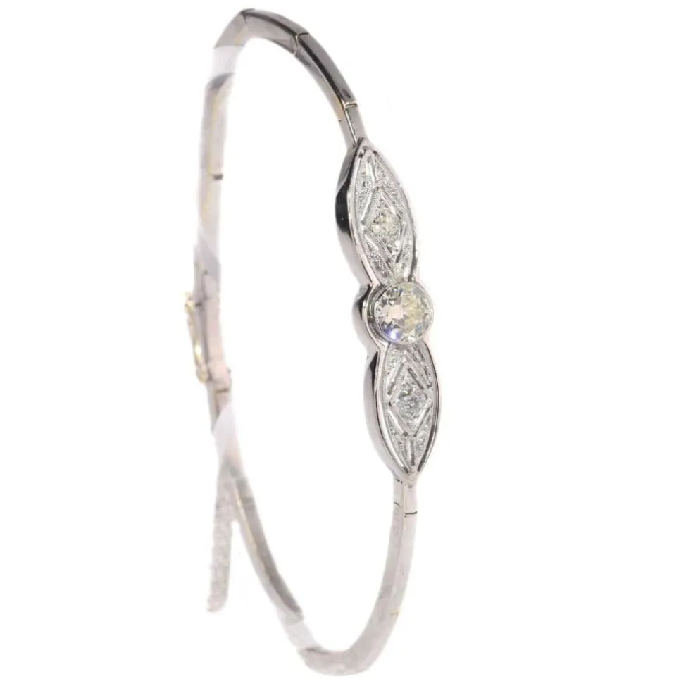 Bracelet Art Déco avec diamant