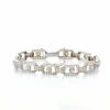 Bracelet art déco diamants en or 18k