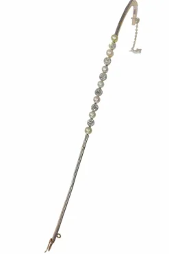 Bracelet Art Déco en diamants et perles