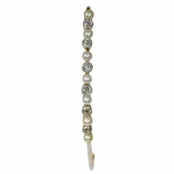 Bracelet Art Déco en diamants et perles