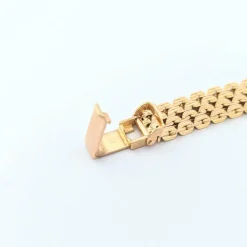 Bracelet Art déco en or jaune diamants et saphirs