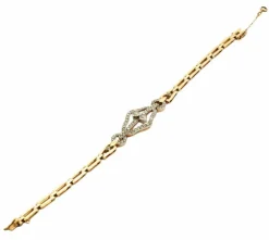 Bracelet Art Déco Or jaune Diamant