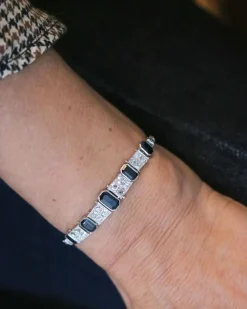 Bracelet Art Déco Saphirs et Diamants