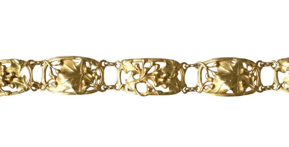 Bracelet Art Nouveau Arnould en Or Jaune