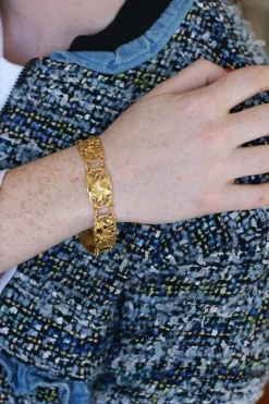 Bracelet Art Nouveau Arnould en Or Jaune