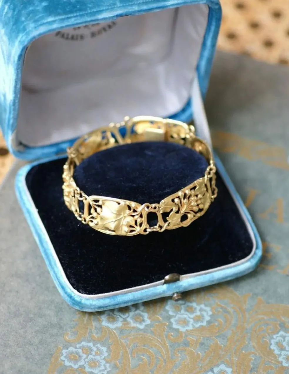 Bracelet Art Nouveau Arnould en Or Jaune