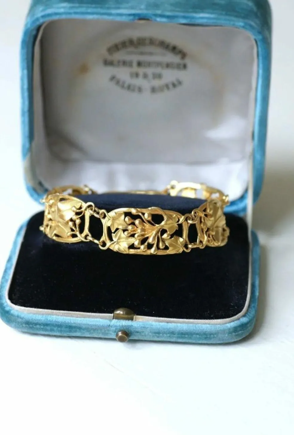 Bracelet Art Nouveau Arnould en Or Jaune
