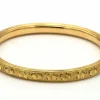 Bracelet Art Nouveau en or jaune 18 carats