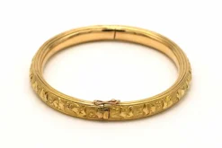 Bracelet Art Nouveau en or jaune 18 carats