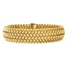 Bracelet articulé en or jaune