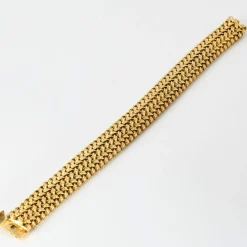 Bracelet articulé en or jaune
