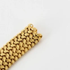 Bracelet articulé en or jaune