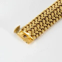 Bracelet articulé en or jaune