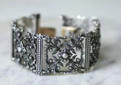 Bracelet articulé Jules Wiese en argent