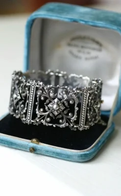 Bracelet articulé Jules Wiese en argent