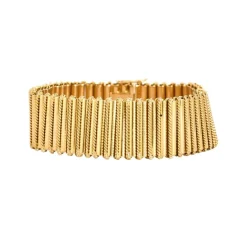 Bracelet articulé or jaune