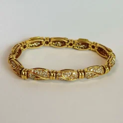 Bracelet articulé Or Jaune, diamants