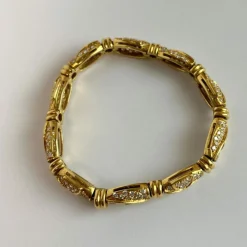 Bracelet articulé Or Jaune, diamants