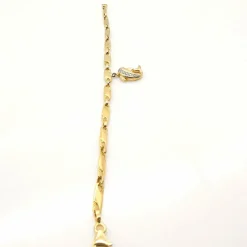Bracelet avec pendentif Or jaune Diamants