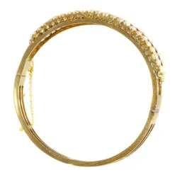 Bracelet avec rubis naturels et perles