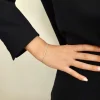 Bracelet barrette or blanc diamants