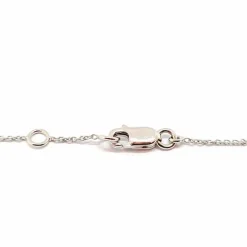 Bracelet barrette or blanc diamants