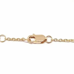 Bracelet barrette saphirs multicolores diamants or rose