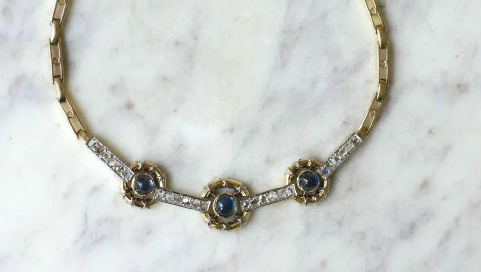 Bracelet Belle Epoque Saphirs et Diamants