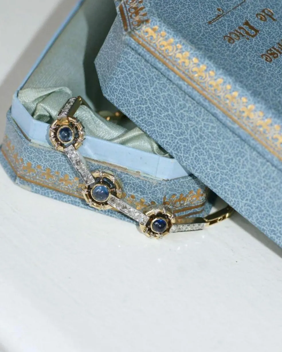 Bracelet Belle Epoque Saphirs et Diamants