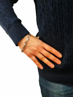 Bracelet bicolore or blanc et or jaune 18K diamants