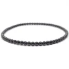 Bracelet boules or noir
