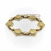 Bracelet cannetille doré style étrusque
