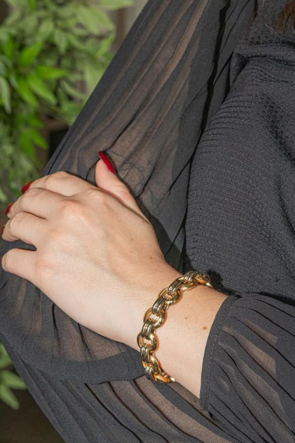 Bracelet Caplain Or jaune, Or blanc