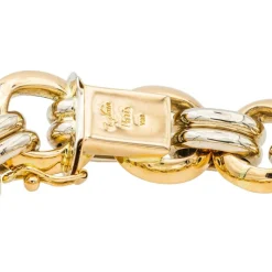 Bracelet Caplain Or jaune, Or blanc