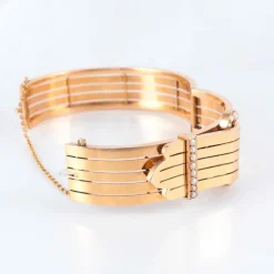Bracelet Ceinture, Or Jaune & Perles Fines