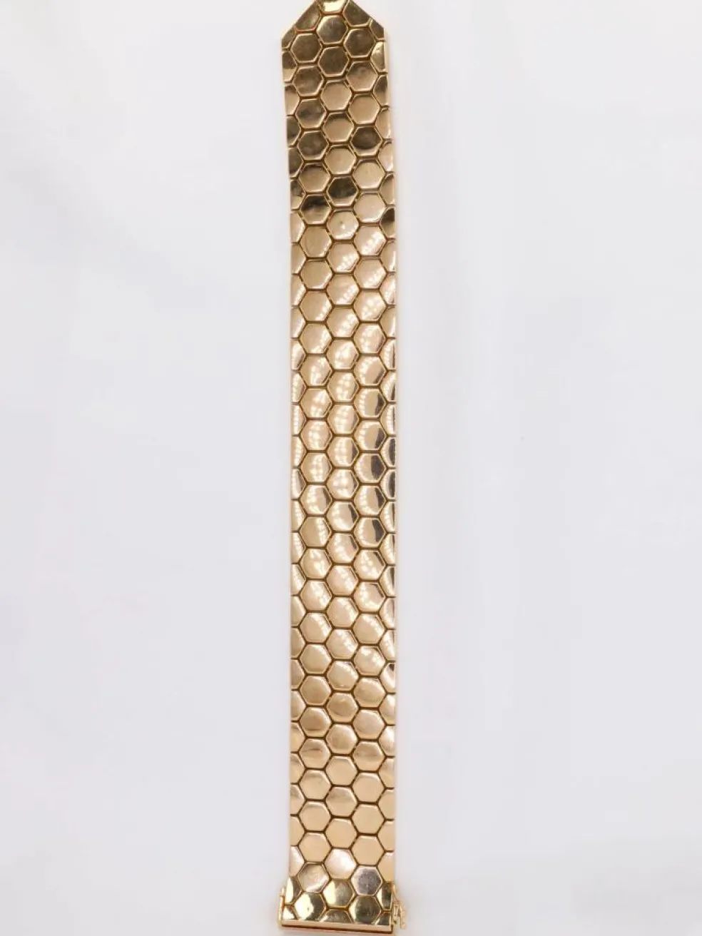 Bracelet ceinture vintage or rose diamants 1.4 ct
