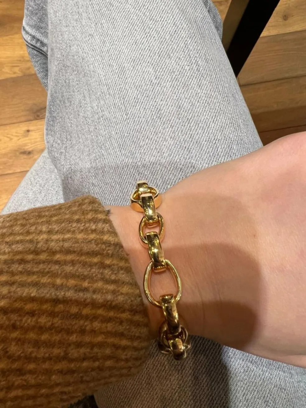 Bracelet Chaine en or jaune