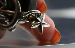 Bracelet Chaîne Argent Boussole Bateau Ancre Drapeau Et Nœud