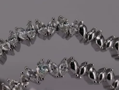Bracelet cocktail Diamants poires et marquises