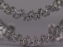 Bracelet cocktail Diamants poires et marquises