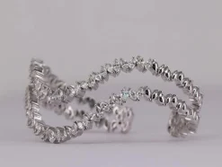 Bracelet cocktail Diamants poires et marquises